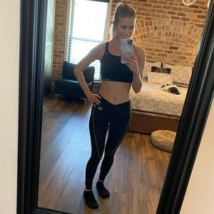 SOLD V Front Low Rise Gym Pants